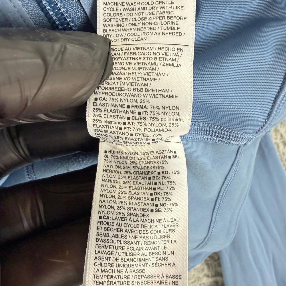 Athleta Salutation Jacket Womens S Blue Full Zip Activewear Stretch 657490-03 - Picture 10 of 15